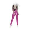 Insistline - Eleganter Datex Tll Overall Catsuit mit Zip pink - Gr. S