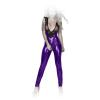 Insistline - Eleganter Datex Tll Overall Catsuit mit Zip lila - Gr. S