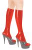 Anita Berg - Hautenge Latex Strmpfe mit Zip rot - Gr. L