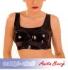 Anita Berg - Latex Top / Bustier mit geformten Cups schwarz - Gr. 3XL