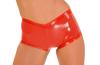 Anita Berg - Knappe Latex Hot Pants / Shorts rot - Gr. 3XL