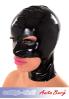 Anita Berg - Latex Kopfmaske mit Augen-Mund-Kinn-ffnung schwarz - Gr. L