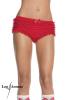 Leg Avenue - Se Micromesh Rschen Tanga-Shorts / Pants rot - Gr. S-L