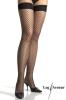 Leg Avenue - Halterlose Netz Strmpfe schwarz - Gr. S-L