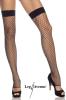 Leg Avenue - Netzstrmpfe / Beinstulpen ohne Fu schwarz - Gr. S-L