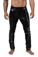 hier klicken für eine vergrösserte Darstellung von Noir Handmade - Herren Lackhose aus elastischem Wetlook schwarz