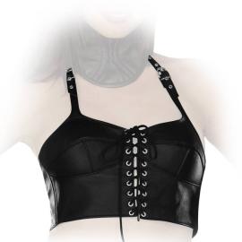 Ledapol - Echt Leder Schnr Corsage / Bustier