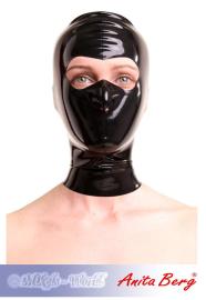 Anita Berg - Latex Kopfmaske mit offenem Augenbereich